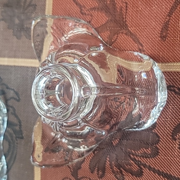 Vintage Duncan Miller, glass candle holder, set of 2 - Picture 3 of 4